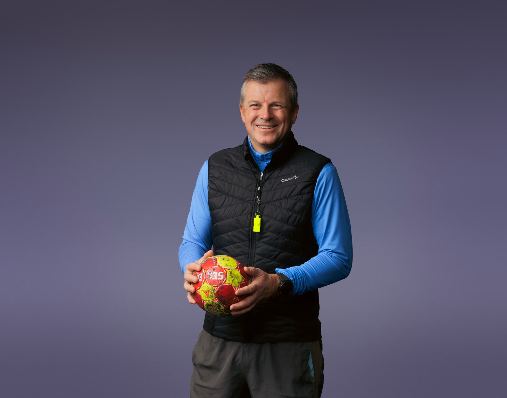 Mannlig håndballtrener