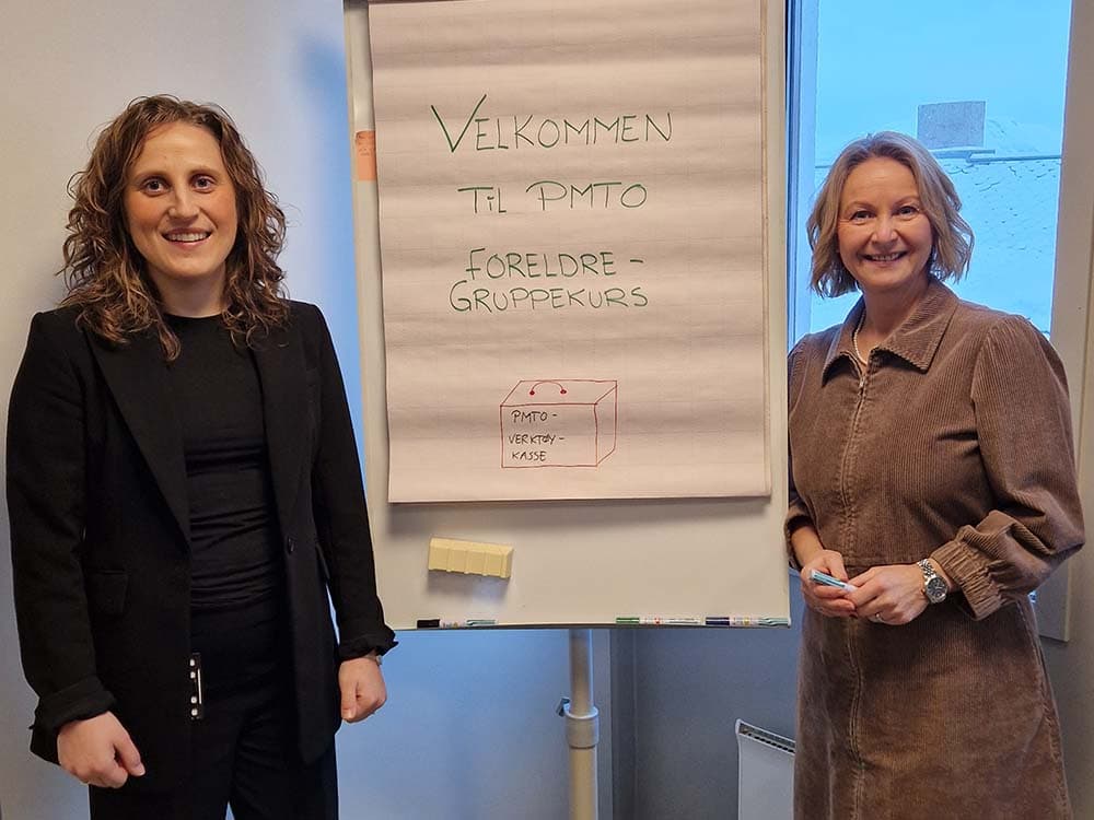 Monica Jenssen og Lise Aanes Andresen, begge PMTO-terapeuter.