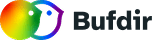 Bufdir-logo i pridefarger