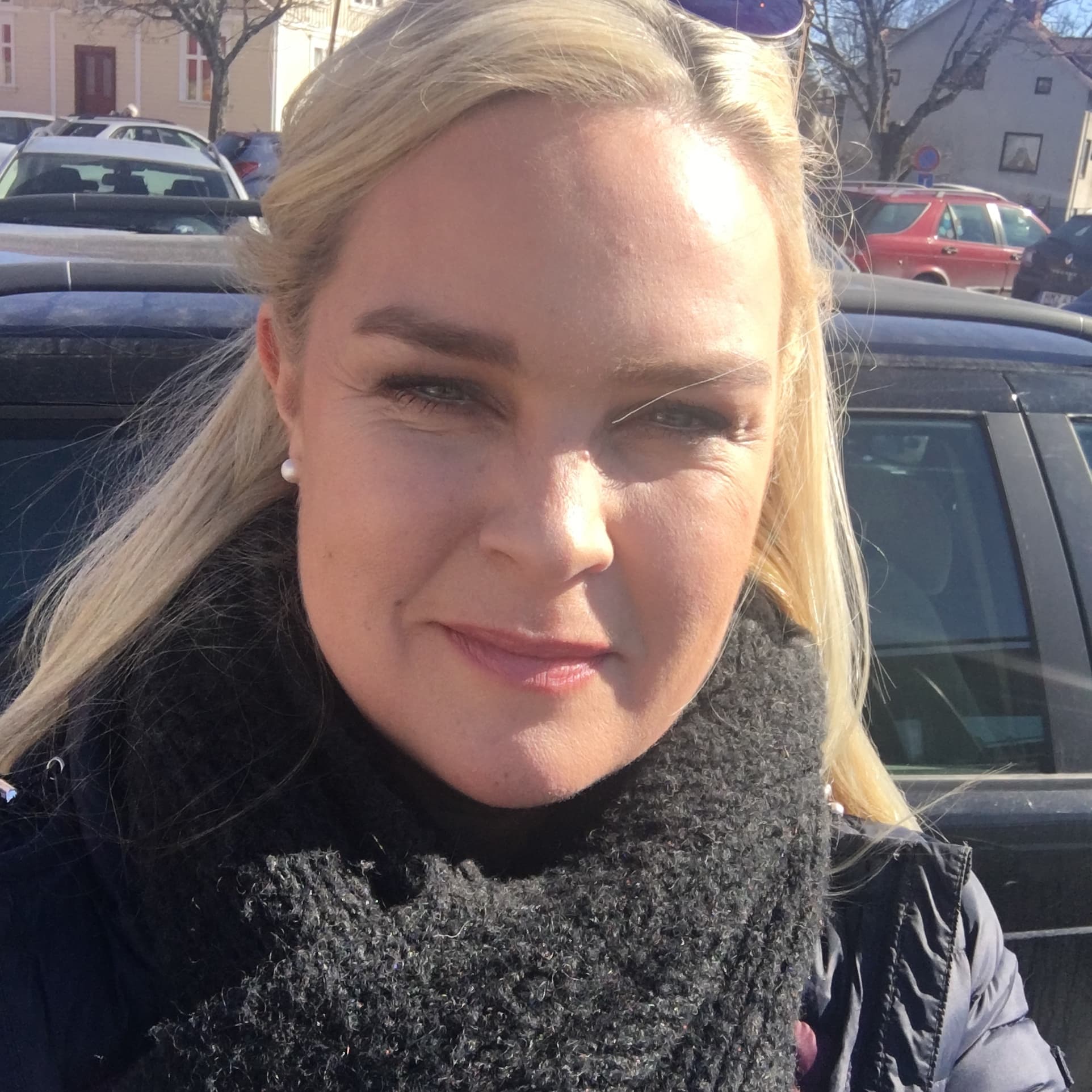 Anita Kristensen ser i kameraet.