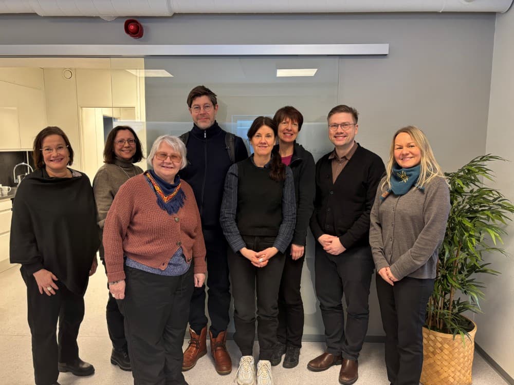 Gruppebilde av NASAK og ansatte fra Umeå universitet