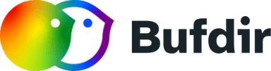 Bufdir-logo i pridefarger
