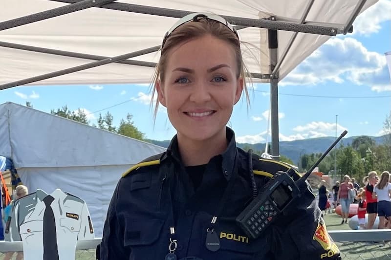 Karoline Vang Anseth, forebyggende kontakt i Alta, i Finnmark politidistrikt