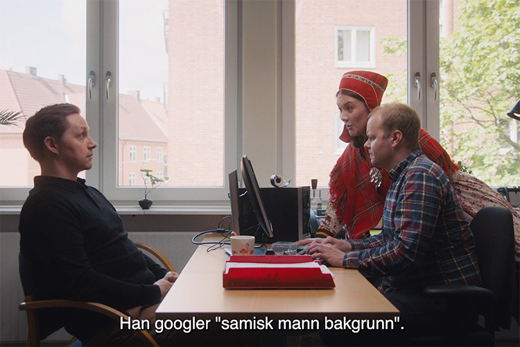 Googler samisk mann